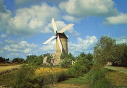 Le Marais Le Vendee Touristique Moulin De Raire Dernier Moulin A Vent En Activite 86 - Chaille Les Marais