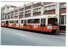 Photo 15 Cm X 10 Cm - Tramway Oostende / Nieuwpoortsestwg 1988 - 2 Scans - Trains
