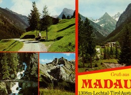 Gruß Aus Madau 1308 M Lechtal Mit Stempel Bergheim Hermine Ca 1980 - Lechtal