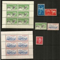 Année Complète 1957,  5 Timbres + 2 Blocs-feuillets Neufs **,  Côte 35 Euro - Années Complètes