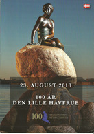 Denmark 2013 Den Lille Havfrue / The Little Mermaid   100 Years Anniversary, Card, Unused - Cartas & Documentos