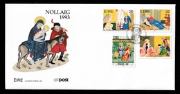 IRELAND 1993 Christmas: First Day Cover CANCELLED - FDC