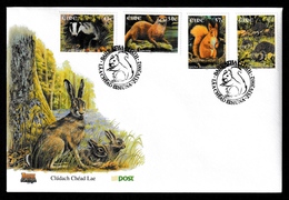 IRELAND 2002 Irish Mammals: First Day Cover CANCELLED - FDC