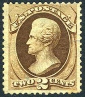 US #157 MINT NO GUM  10c Jefferson From 1873 - Unused Stamps