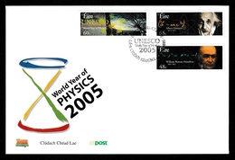 IRELAND 2005 World Year Of Physics: First Day Cover CANCELLED - FDC