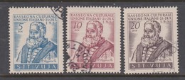 ItalyTrieste B S 41-43 1951 Italian Cultutre Festival,used, - Afgestempeld