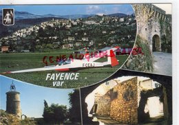 83- FAYENCE - VILLAGE PROVENCAL A PROXIMITE DU LAC DE SAINT CASSIEN -AVION PLANEUR -AEROPLANE-  VAR - Fayence