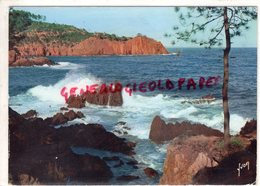 83- L' ESTEREL - OU LA MONTAGNE DE PORPHYRE ROUGE PLONGE DANS LA MER BLEUE  -   -  VAR - Fayence