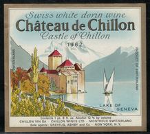 Etiquette De Vin // Réserve Du Château De Chillon - Châteaux