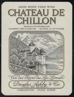 Etiquette De Vin // Cully, Château De Chillon - Castillos