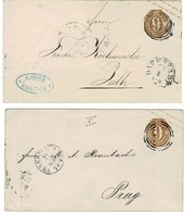 1863, GA U 24 2 GSU ,  Nach Prag Und Budapest    , A2111 - Covers & Documents