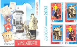 2003. Georgia, Europa 2003, Booket Of 2 Sets, Mint/** - Georgië