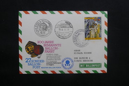 HONGRIE - Enveloppe Par Ballon En 1983, Affranchissement Et Cachets Plaisants - L 36749 - Brieven En Documenten