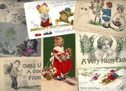 Lot 1913 De 10 CPA Enfants Fantaisies Déstockage Pour Revendeurs Ou Collectionneurs - 5 - 99 Postcards