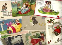 Lot 1914 De 10 CPA Enfants Fantaisies Déstockage Pour Revendeurs Ou Collectionneurs - 5 - 99 Postcards