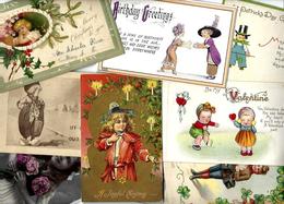 Lot 1917 De 10 CPA Enfants Fantaisies Déstockage Pour Revendeurs Ou Collectionneurs - 5 - 99 Postcards