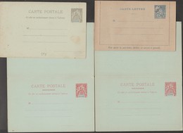 Guyane Française. Petit Lot De 4 Entiers Postaux Neufs. Imperfections, Mais Rares - Cartas & Documentos