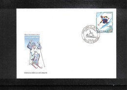 Latvia 200 Paralympic Games Salt Lake City Interesting Cover - Hiver 2002: Salt Lake City - Paralympic