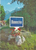 Blumenstein - Ortsschild Mit Stockhorn Im Hintergrund          Ca. 1970 - Blumenstein