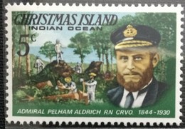 117. CHRISTMAS ISLANDS INDIAN OCEAN (5C) STAMP ADMIRAL PILHAM ALDRICH  RN. CRVO.. MNH - Christmas Island