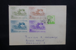 BELGIQUE - Enveloppe De Ostende Pour Bruxelles En 1971 Par La Poste Privée Anglaise, Affranchissement Plaisant - L 36844 - Covers & Documents