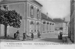 78-FLINS-SUR-SEINE- ANCIEN BUREAU DE POSTE ET TELEGRAPHE , ECOLE DES GARCONS - Flins Sur Seine