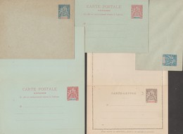 Indochine 5 Entiers Postaux Tous états (carte-lettre Fraîcheur Postale) - Briefe U. Dokumente