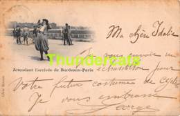 CPA 1899 ATTENDANT L'ARRIVEE DE BORDEAUX PARIS CYCLISME - Cycling
