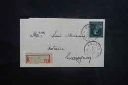 BELGIQUE - Lettre En Recommandé De Wasmes En 1947 - L 36866 - Storia Postale