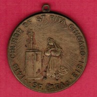 U.S.A.   1913 CHURCH Of ST.RITA MEDAL---CHICAGO (T-39) - Other & Unclassified