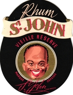 6 Etiquettes RHUM St.John Paka Moinil Courcelles Rhum Gama Vieux Rhum - Rum