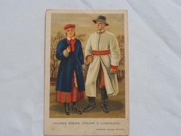 Poland Polish Folk Coustumes Stroje Ludowe Lowickiego    A 201 - Poland