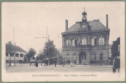 CPA Dos Précurseur Vue Rare - HAUTS DE SEINE - ISSY LES MOULINEAUX - PLACE VOLTAIRE - ANCIENNE MAIRIE - Animation - - Issy Les Moulineaux