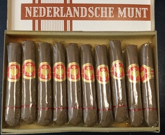 FULL    TOBACCO  BOX    CIGARS   MARIANNE  NEDERLANDSCHE MUNT - Tabaksdozen (leeg)