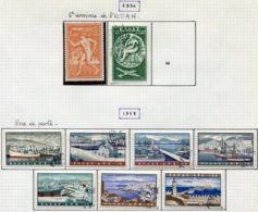 14007 GRECE Collection Vendue Par Page  PA 66/7, 69/75  °/ *   1954-58  B/TB - Used Stamps