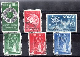 Series De Noruega N ºYvert 314/16+317/19 O Valor Catálogo 4.5€ OFERTA (OFFER) - Gebruikt