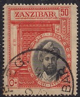 Zanzibar 1936 KGV1 50ct Sultan Khalifa Bin Harub Jubilee SG 326 ( E571 ) - Zanzibar (...-1963)
