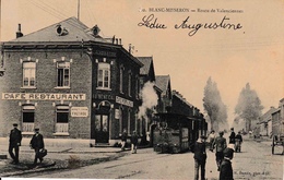 59 Blanc-Misseron Route De Valenciennes Arrêt Du TRAM Factage Café Restaurant Sénégal Tramway Vapeur - Quievrechain