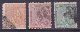 ESPAGNE, 1ère République,  N° 130+131+132, Cote18.45€( ES190801/6.4) - Used Stamps