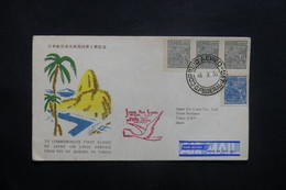 BRESIL- Enveloppe Par Vol Rio De Janeiro / Tokyo En 1954, Affranchissement Plaisant - L 36972 - Storia Postale