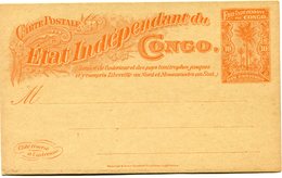 CONGO BELGE ENTIER POSTAL NEUF - Enteros Postales