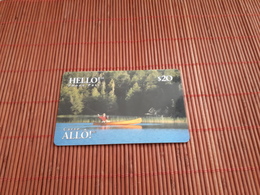 CANADA -Hello  Prepaid Card $20 Date 02/97 Used Rare - Canada