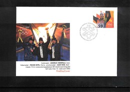 Estonia 2002 Olympic Games Salt Lake City Interesting Cover - Invierno 2002: Salt Lake City