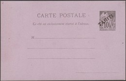 Tahiti, Polynésie Française 1893. Carte Postale, Entier Surchargé « Tahiti ». Voilier, Ancre, Drapeau. Fraîcheur Postale - Tahití