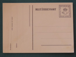 Sweden Around 1974 Military Army Unused Postcard - Militärmarken