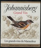 Etiquette De Vin // Johannisberg, Vin Du Maraudeur, Oiseau - Feathers