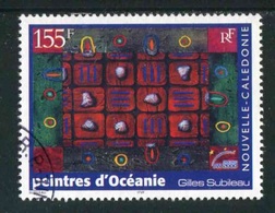 TIMBRE Oblit. De 2000 "155 F -  "Peintres D'Océanie Gilles Subileau" - Oblitérés