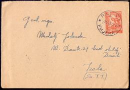 YUGOSLAVIA  - SLOVENIA - STT VUJNA  -  ERROR Postmark - RIJEKA To IZOLA - 1954 - Poststempel
