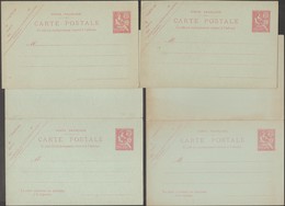 Port-Saïd 1903 Et 1906. Les 4 Cartes Postales Mouchon Retouché (CP6, CP7, CP8 Et CP9). Belle Qualité - Lettres & Documents