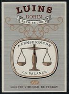 Etiquette De Vin // Luins, Signe Du Zodiac "La Balance" - Other & Unclassified